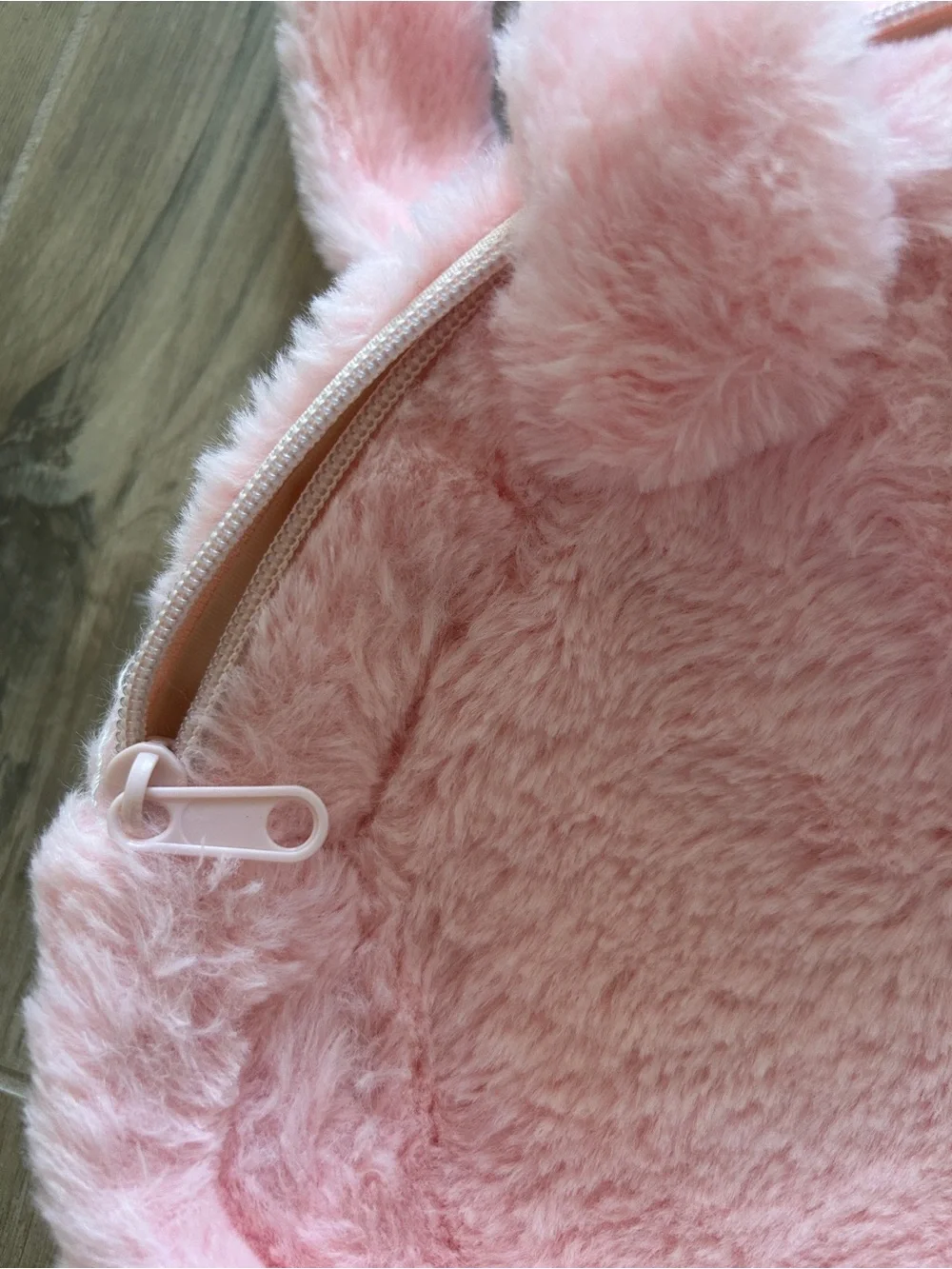 Plush Crossbody Bag for Kids - Pink